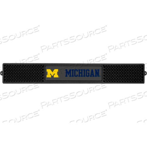 DRINK MAT, UNIVERSITY OF MICHIGAN, 3-1/4 X 24 X 1