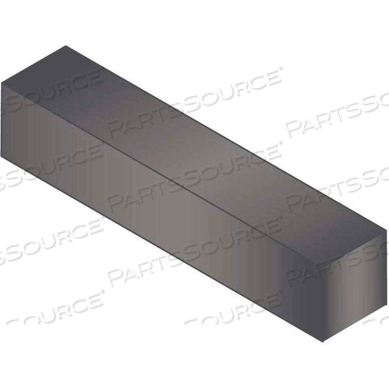 MACHINE KEY - 3/8 X 3/8 X 1-1/2 - FORM B - MED. CARBON/ALLOY STEEL - PLAIN - MOLTRIP - ANSI B17.1