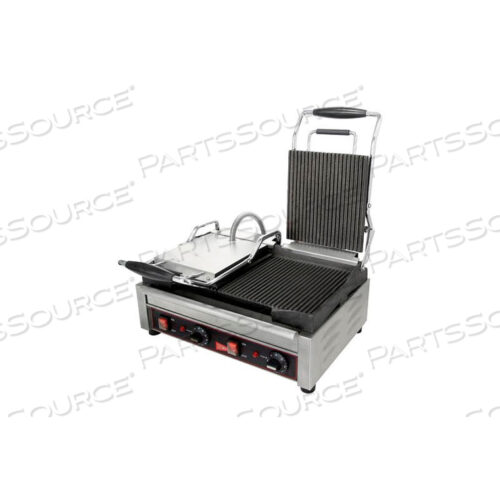 PANINI / SANDWICH GRILL, DOUBLE GROOVED SURFACE, 240V