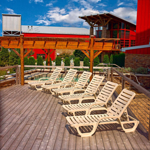 OEM#: 44031066ADJUSTABLE RESIN CHAISE - SAND by Grosfillex