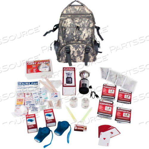 SKB4 FAMILY 4 PERSON BLACKOUT KIT, BACKPACK, CAMO