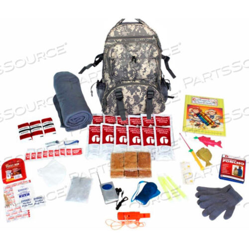 SKCK CHILDRENS SURVIVAL KIT, BACKPACK, CAMO