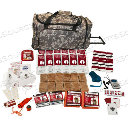 SKG2 2 PERSON SURVIVAL KIT, WHEEL BAG, CAMO