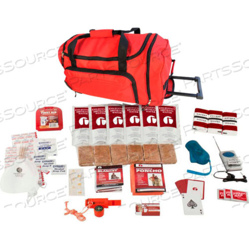 SKGK SURVIVAL KIT, WHEEL BAG, RED