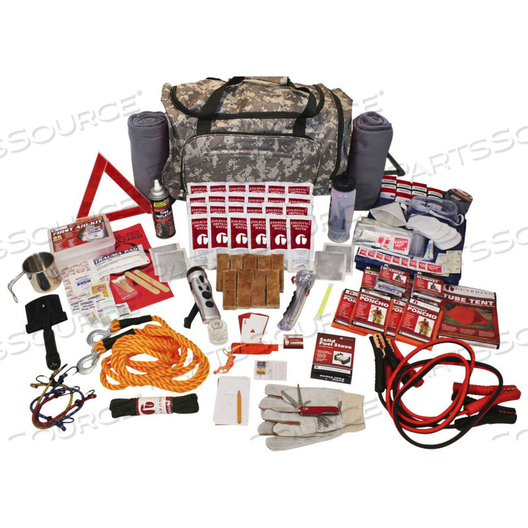 SKRG FAMILY 4 PERSON ROAD KIT, WHEEL BAG, CAMO