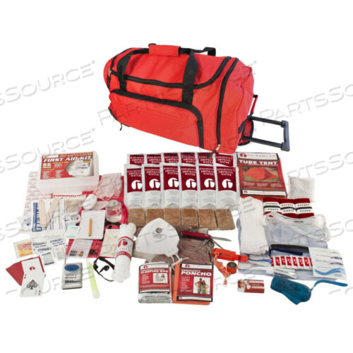 SKTK ELITE SURVIVAL KIT, WHEEL BAG, RED