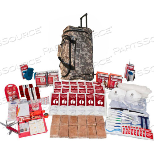 SKX2 2 PERSON DELUXE SURVIVAL KIT, WHEEL BAG, CAMO