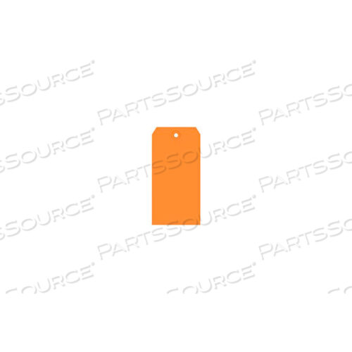 OEM#: G11061H#6 ORANGE SHIPPING TAG PACK 5-1/4 X 2-5/8 - 1000 PACK by Box Packaging Inc