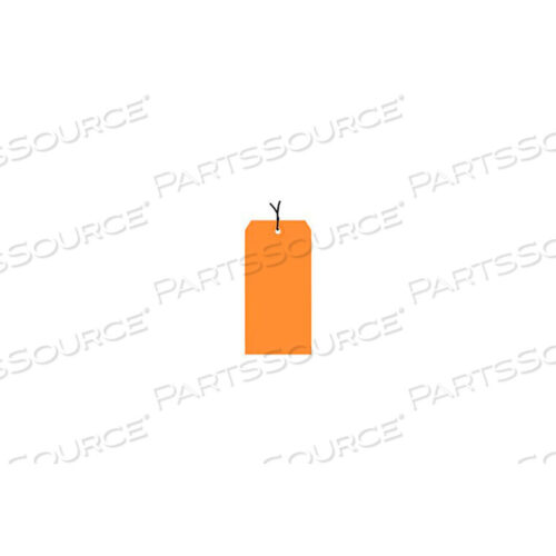 OEM#: G11082H#8 ORANGE STRUNG TAG PACK 6-1/4 X 3-1/8 - 1000 PACK by Box Packaging Inc