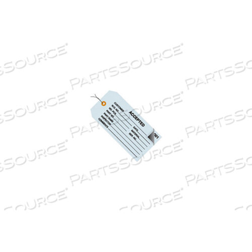 OEM#: G21013#5 WIRED 0-499 ACCEPTED 4-3/4 X 2-3/8 - 500 PACK by Box Packaging Inc