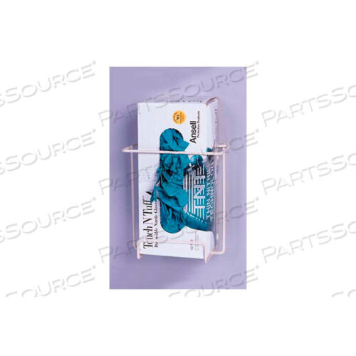 OEM#: 4011SPACE SAVER SINGLE FRONT DISPENSING EXAM GLOVE RACK, 8H X 7W X 4-1/2D by Horizon Mfg Enterprises, Inc