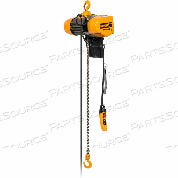 OEM#: SEQ003SD-15-115V-CCSEQ 1/4 TON, DUAL SPEED, ELECTRIC CHAIN HOIST, 15 LIFT, 33/5.5 FPM, 115V by Harrington