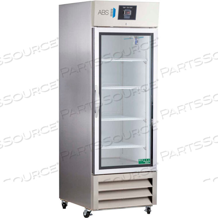 OEM#: PH-ABT-HC-SSP-23GSUPPLY PREMIER PHARMACY STAINLESS STEEL GLASS DOOR REFRIGERATOR, 23 CU. FT. by American BioTech Supply