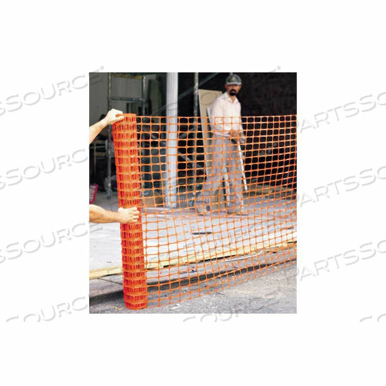 OEM#: ML-200COMFITWEAR POLYETHYLENE SAFETY FENCE, 4 X 100, ORANGE by Hygrade Safety Supplies