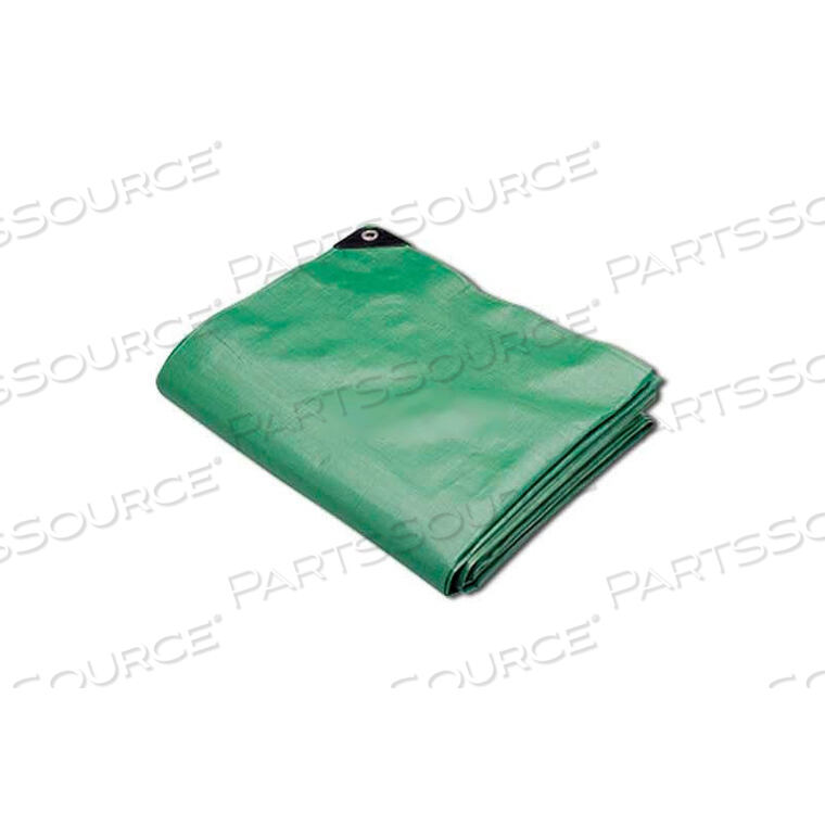 OEM#: MTGB-2035HEAVY DUTY SUPER COVER POLY TARP 10 MIL, GREEN/BLACK, 20L X 35W by Hygrade Safety Supplies
