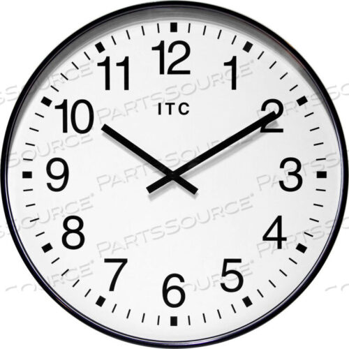 OEM#: 90/0019-119 ROUND PROFUSE WALL CLOCK - BLACK by Infinity Instruments