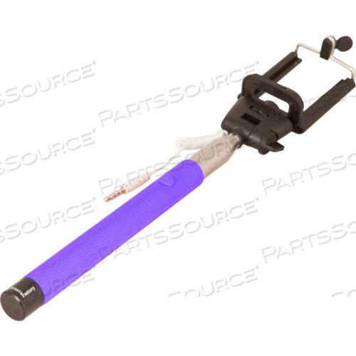 URBAN FACTORY UNIVERSAL WIRED MONOPOD, 9.25 TO 41.34 HEIGHT, PURPLE