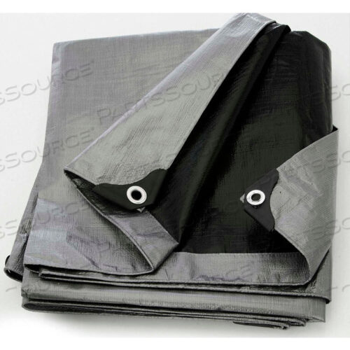 OEM#: ST-3040BOEN HEAVY DUTY TARP 14X14 WEAVE, 30 X 40 SILVER/BLACK by Jaydee Group