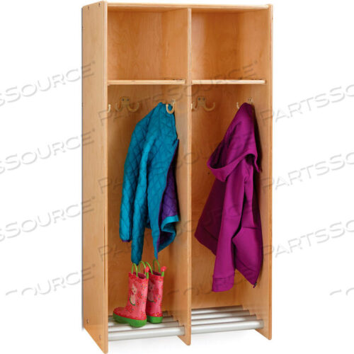 OEM#: 9133JC2-SECTION WOOD HANGING LOCKER - 24.5W X 15D X 48H by Jonti-Craft Inc