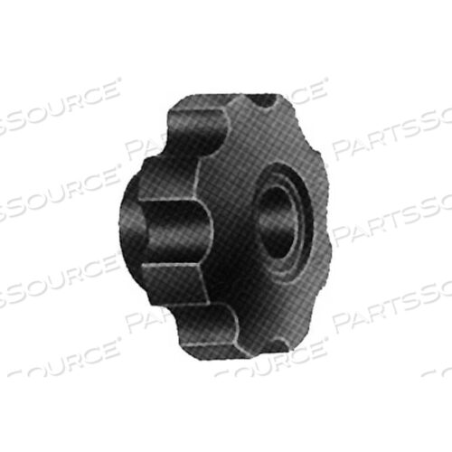VBA/FP EIGHT LOBED KNOB, 35 (1.38), M6 X 1.0