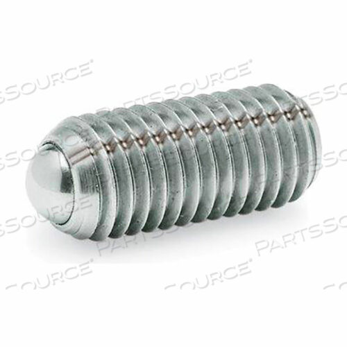 GN615.3 BALL PLUNGERS, SS, INTERNAL HEXAGON, HIGH SPRING, 0.14 PLUNGER DIA, SLVR, 0.59L