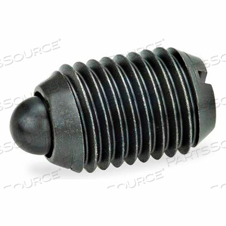 GN615.1 SPRING PLUNGERS, STEEL, NOSE PIN, SLOT, STANDARD SPRING, 0.11 PLUNGER DIA,0.55L