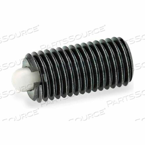 GN616 SPRING PLUNGERS, PLASTIC, NOSE PIN, STANDARD SPRING, 0.11 PLUNGER DIA, BLK, 0.79L