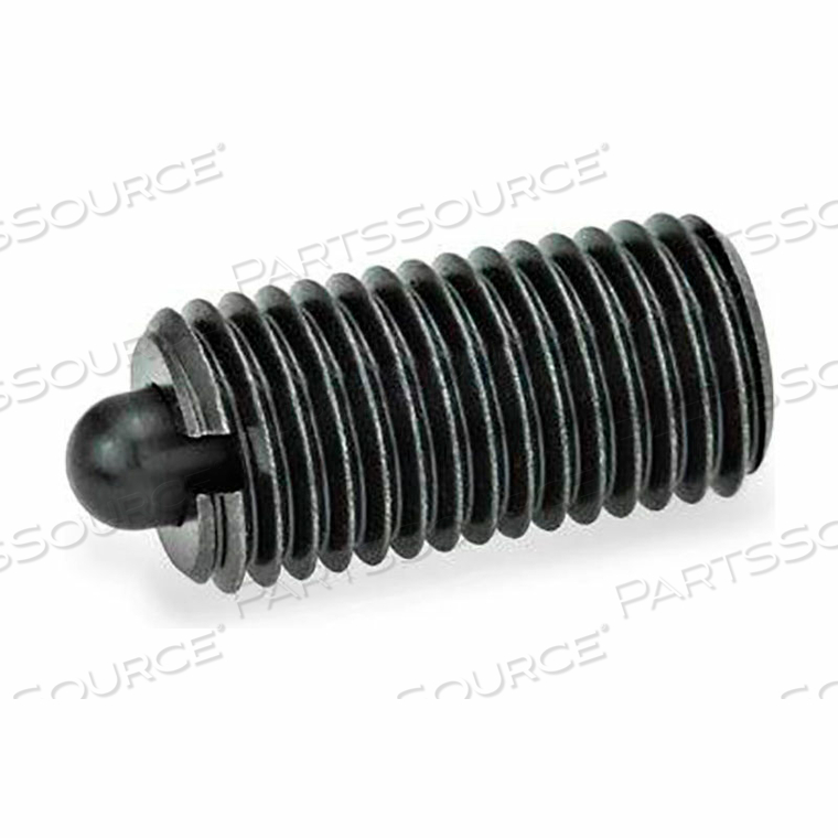 GN616 SPRING PLUNGERS, STEEL, NOSE PIN, STANDARD SPRING, 0.11 PLUNGER DIA., BLK, 0.79L
