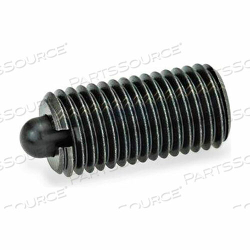 GN616 SPRING PLUNGERS, STEEL, NOSE PIN, HIGH SPRING, 0.11 PLUNGER DIA., BLK, 0.79L