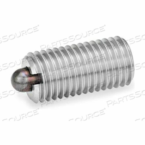 GN616 SPRING PLUNGERS, SS, NOSE PIN, STANDARD SPRING, 0.11 PLUNGER DIA., SILVER, 0.79L