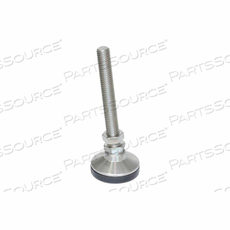 SNSM-1.25-3/8X16-4-NI SNAP-LOCK NON-SKID LEVELING MOUNTS SS, THREADED STUD