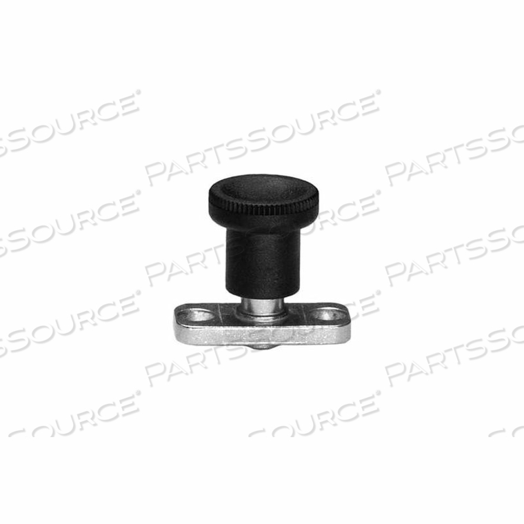PLATE MOUNT INDEXING PLUNGER - LOCK-OUT TYPE STEEL .24X.24 PIN