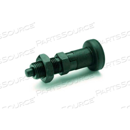 INDEXING PLUNGER STANDARD LOCK-OUT & NUT BLACK 7.0X17.0N PRESSURE M10X1 THREAD 5X5MM PIN