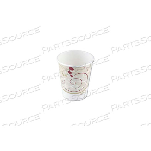 SOLO PAPER HOT CUPS, POLYLINED, 10 OZ., SYMPHONY DESIGN, 1000 CT