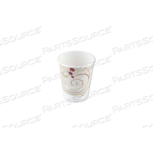 SOLO PAPER HOT WITH HANDLE, POLYLINED, 8 OZ., SYMPHONY DESIGN, 1000 CT