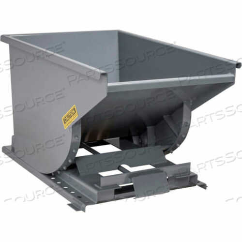OEM#: 20099BRSTEEL SELF-DUMPING FORKLIFT HOPPER W/BUMP RELEASE, 2 CU. YD, 6000 LBS, GRAY by McCullough Industries, Inc.