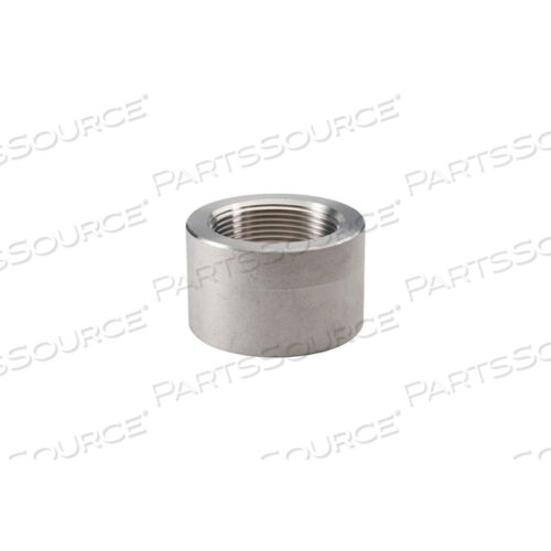 SS 316 BARSTOCK HALF COUPLING 2-1/2 NPT FEMALE X PLAIN