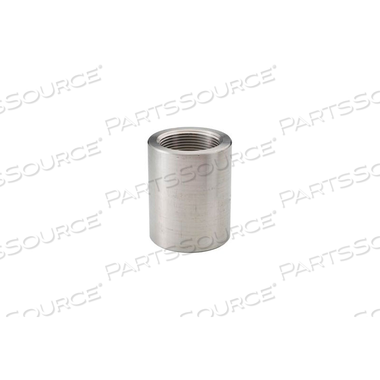 SS 316 BARSTOCK REDUCING COUPLING 1-1/2 X 1/2 NPT FEMALE