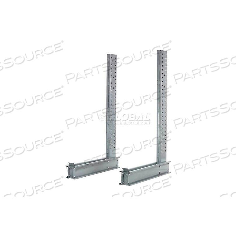 OEM#: 2U1862SINGLE SIDED UPRIGHT FOR CANTILEVER RACK, 62DX18H, 8200 LBS. CAP, FOR USE WITH 2000 SERIES by Modern Equipment (Meco)