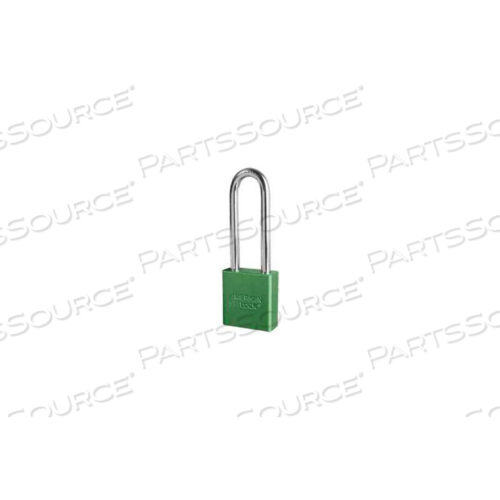 OEM#: A1207GRNAMERICAN LOCK NO. SOLID ALUMINUM RECTANGULAR PADLOCK - GREEN by Master Lock