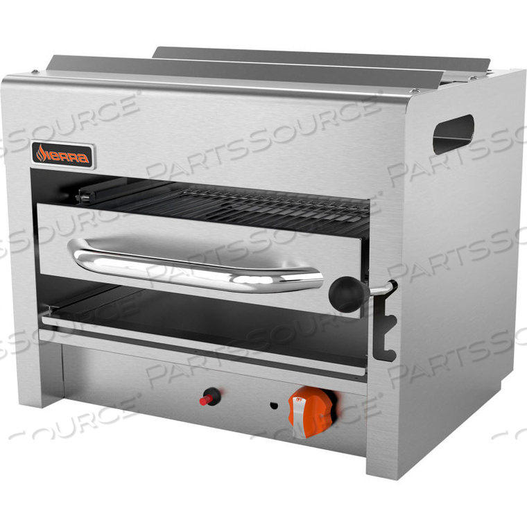SIERRA RANGE - 24 SALAMANDER BROILER, (1) INFRARED 20,000 BTU BURNERS, STAINLESS STEEL