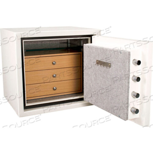 OEM#: AX13616KEYPAD FIREPROOF JEWELRY SAFE 1.91 CUBIC FEET, 18-9/10W X 21-3/7D X 19-4/7H - WHITE by Barska