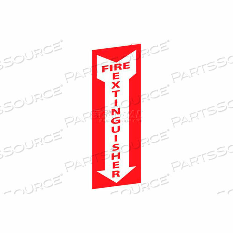 OEM#: FX126FRNMC ЗНАК ПОЖАРНЫЙ, ОГНЕТУШИТЕЛЬ - ДВУХСТОРОННИЙ, 12 X 4, БЕЛЫЙ/КРАСНЫЙ от National Marker Company