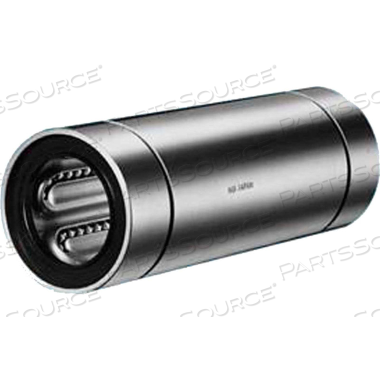 DBLE WIDE CLOSED LINEAR BEARING W/RESIN RETAINER & SEALS, 1ID, STEEL