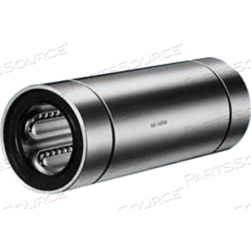 DBLE WIDE CLOSED LINEAR BEARING W/RESIN RETAINER & SEALS, 1-1/2ID, STEEL