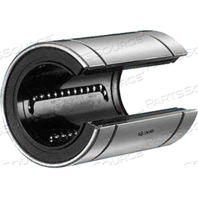 OPEN LINEAR BEARING W/SEALS, 1-1/2ID, STEEL