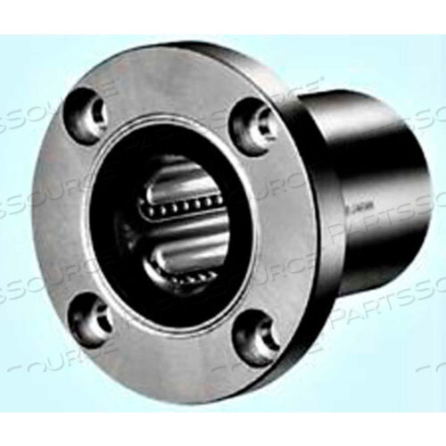 1/2 ID ROUND FLANGE TYPE LINEAR BEARING W/SEALS, STEEL