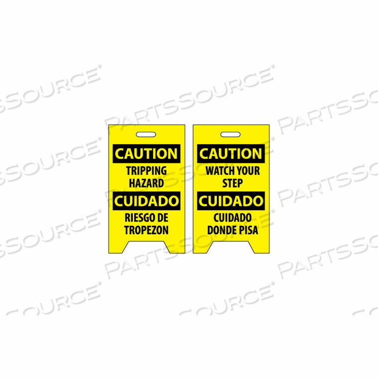 OEM#: FS32НАПОЛЬНЫЙ ЗНАК - ОСТОРОЖНО, ОПАСНОСТЬ СПОТЫКАНИЯ CUIDADO RIESGO DE TROPEZON от National Marker Company