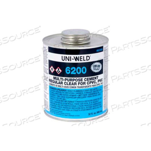 6200 SERIES MULTI PURPOSE CLEAR CEMENT 32 OZ.