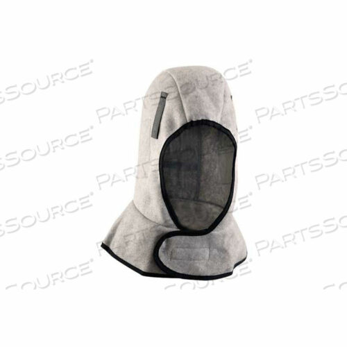 CLASSIC SHOULDER-LENGTH HOOD FLEECE WINTER LINER CHARCOAL GRAY